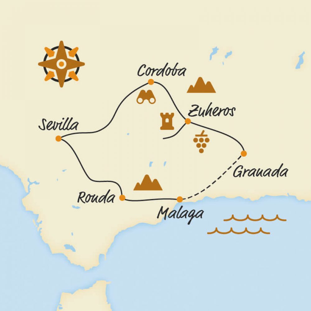Belvelo2018_Karte_Andalusien_Kultur