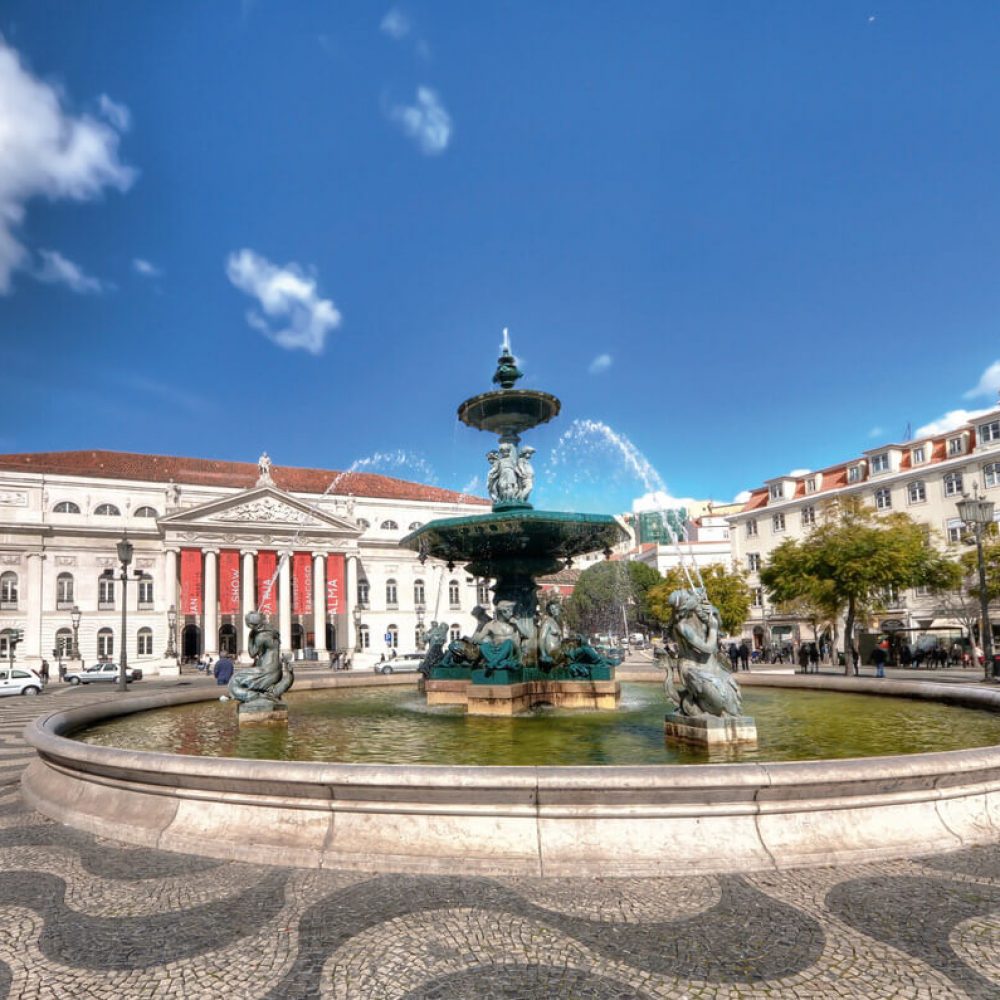 Place Don Pedro IV à Lisbonne