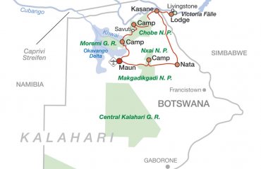 2020 Botswana und Viktoriafälle hautnah