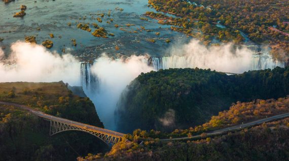 Victoria Falls from the Air
