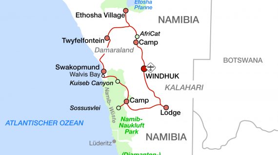 2022 Höhepunkte Namibias