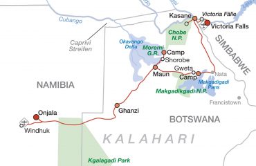 2024 Botswana, Simbabwe und Namibia - Okavango Chamäleon