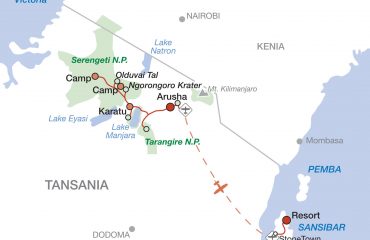 2024 Tansania und Sansibar Höhepunkte