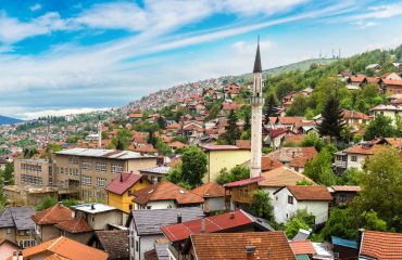 Panoramic view of Sarajevo